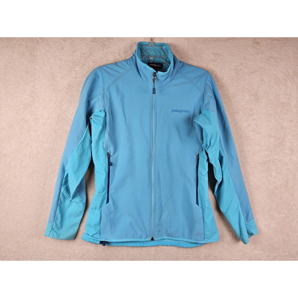 Patagonia Women's Adze Hybrid Softshell Jacket Teal Size XS